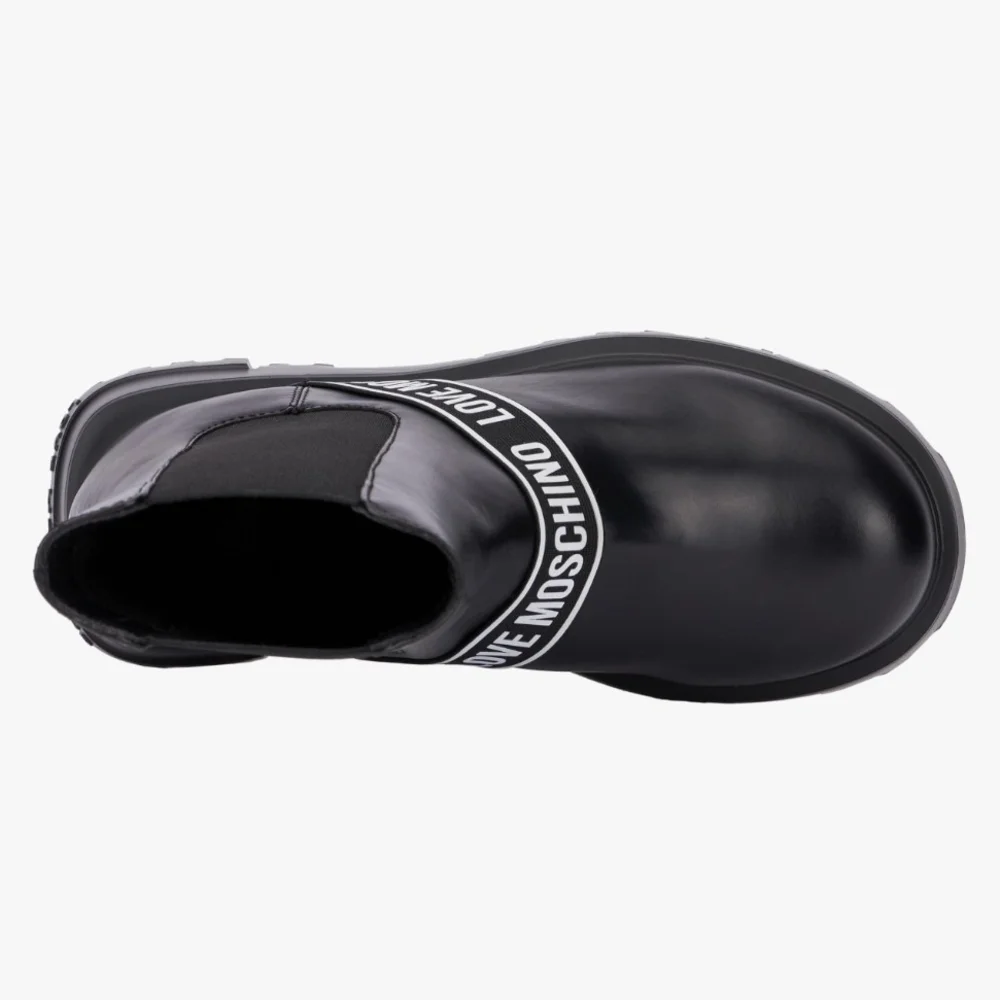 Love Moschino Women's Black All Weather Boots US 9 EU 39 - Picture 2 of 4